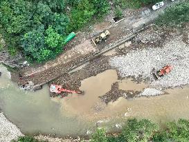 Rainstorm Hit Huludao