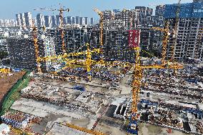 A Commercial Housing Construction Site in Nanjing