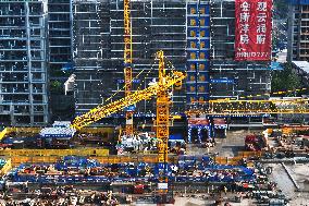 A Commercial Housing Construction Site in Nanjing