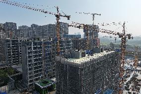 A Commercial Housing Construction Site in Nanjing