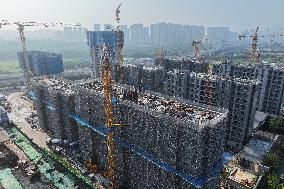 A Commercial Housing Construction Site in Nanjing