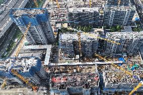 A Commercial Housing Construction Site in Nanjing