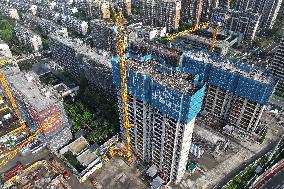 A Commercial Housing Construction Site in Nanjing