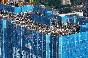 A Commercial Housing Construction Site in Nanjing