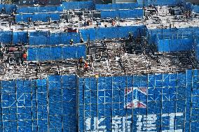 A Commercial Housing Construction Site in Nanjing