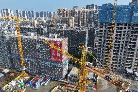 A Commercial Housing Construction Site in Nanjing