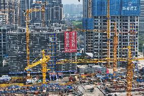 A Commercial Housing Construction Site in Nanjing