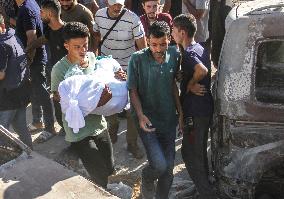 Israeli Airstrike On School Kills Several - Gaza