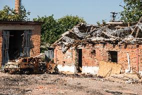 The Almost Deserted Town Of Bilopillia In Sumy Region Near The Border With Russia Is Shelled Daily By Guided Aerial Bombs