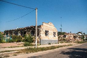 The Almost Deserted Town Of Bilopillia In Sumy Region Near The Border With Russia Is Shelled Daily By Guided Aerial Bombs