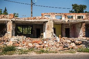 The Almost Deserted Town Of Bilopillia In Sumy Region Near The Border With Russia Is Shelled Daily By Guided Aerial Bombs