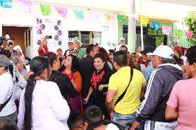 Clara Brugada Elected Mexico City Head Of Government  Inaugurated The Liconsa Milk Store