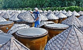 An Old Soysauce Natural Drying Sauce Shop in Rugao