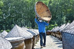 An Old Soysauce Natural Drying Sauce Shop in Rugao