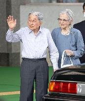 Ex-Japan emperor, empress in Karuizawa for retreat