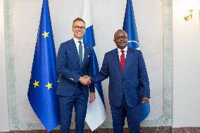 President of Finland Alexander Stubb meets President of Guinea-Bissau Umaro Sissoco Embalo