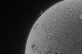 Solar Activity Captured in H-Alpha Filter