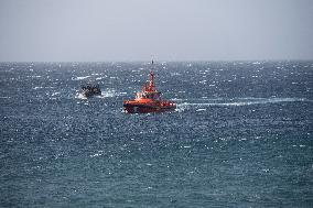 Two New Cayucos Arrive At The Port Of La Restinga - Spain