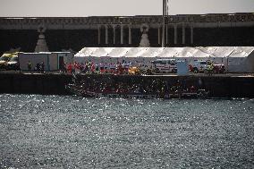 Two New Cayucos Arrive At The Port Of La Restinga - Spain