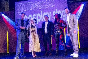 Robert Habeck Tours Around Gamescom In Cologne