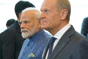 India PM Modi In Warsaw