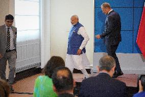 India PM Modi In Warsaw