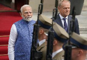 India PM Modi In Warsaw