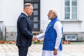 Indian Prime Minister visits Poland