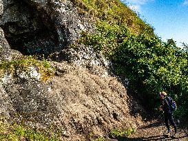 Cave Hill Trail, In Belfast Northern Ireland.