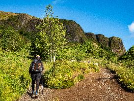 Cave Hill Trail, In Belfast Northern Ireland.