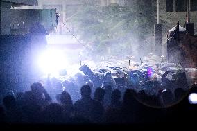 Protest Against Revision Of Regional Election Bill In Bandung, Indonesia