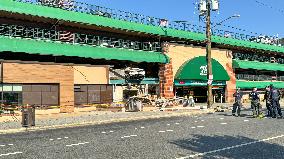 Car Crashes In Washington DC Parking Garage.