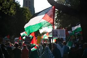 Pro-Palestinian Protesters March In Chicago