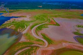 Kuitun Reservoir Scenery in Xinjiang