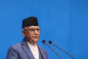 Nepal PM Oli Address The Parliament