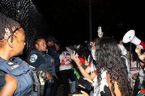 Washington DC: Pro-Palestinian Demonstration At George Washington University