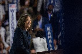 Kamala Harris Accepts Democratic Nomination - Chicago