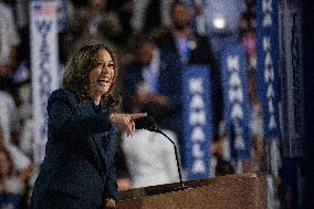 Kamala Harris Accepts Democratic Nomination - Chicago