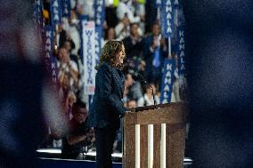 Kamala Harris Accepts Democratic Nomination - Chicago