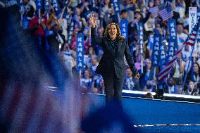 Kamala Harris Accepts Democratic Nomination - Chicago