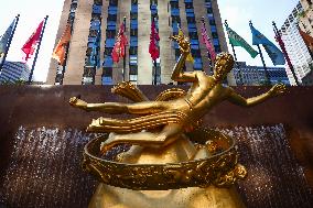 Rockefeller Center Building In New York City