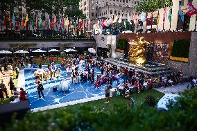 Rockefeller Center Building In New York City