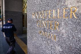 Rockefeller Center Building In New York City