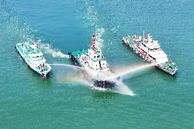 Joint Maritime Law Enforcement Drill in Qingdao