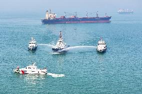 Joint Maritime Law Enforcement Drill in Qingdao