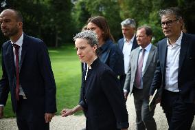 President Macron Meets NFP Party Leaders - Paris