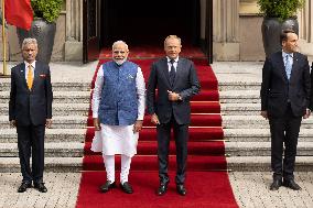 Narendra Modi Visits Warsaw