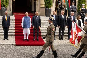 Narendra Modi Visits Warsaw