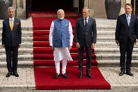 Narendra Modi Visits Warsaw