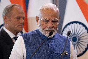 Narendra Modi Visits Warsaw